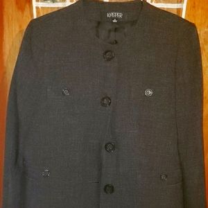 Kasper Charcoal Grey suit jacket size 12